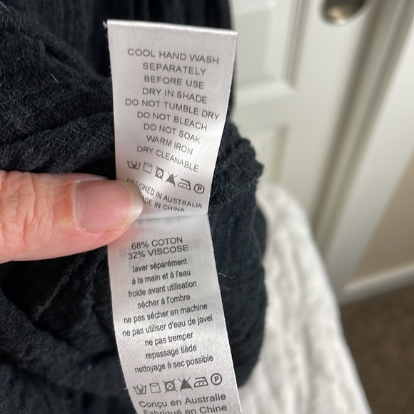 SEAFOLLY Textured Button Front Swing dress size large - Picture 6 of 7